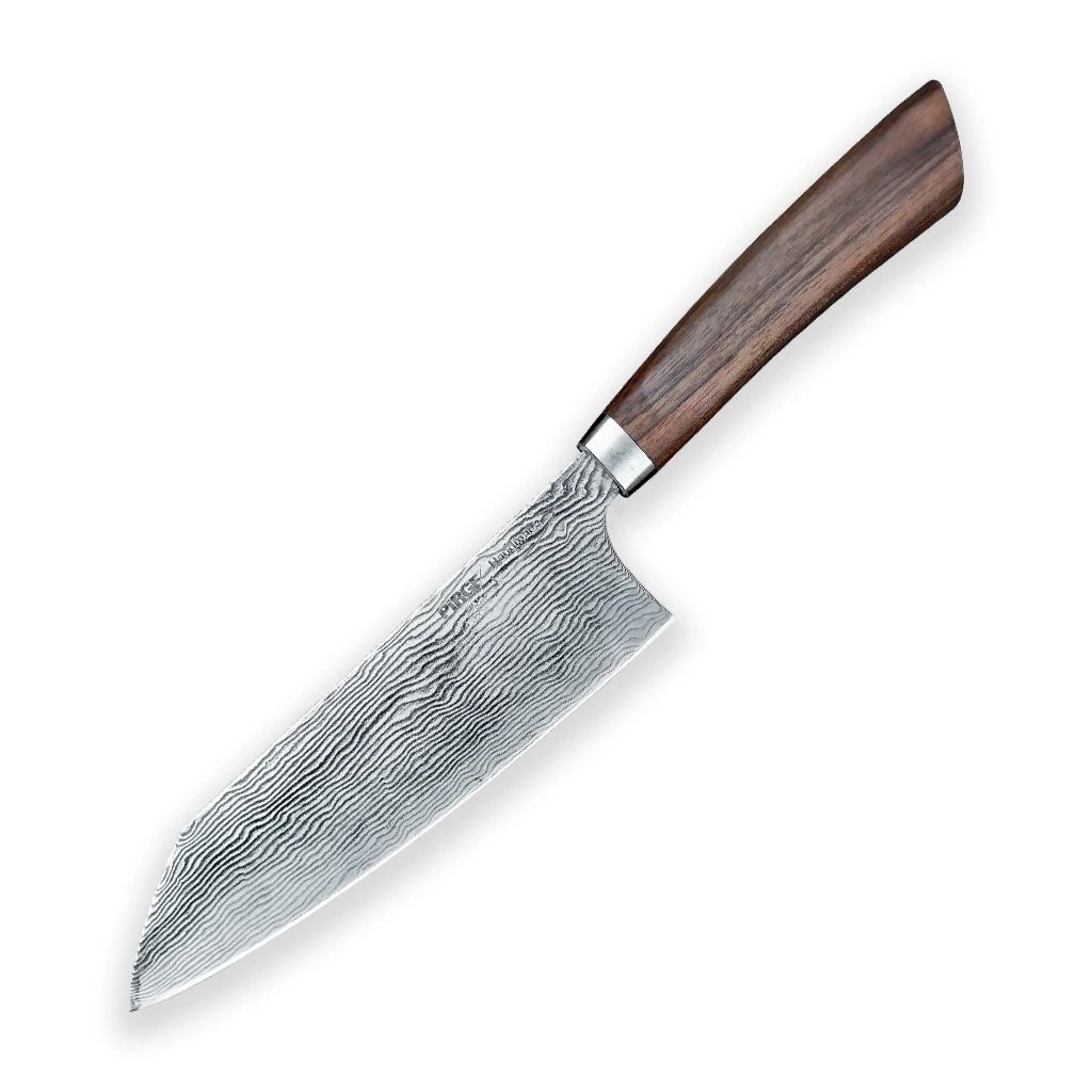 foto Kuchy�sk� n�� Santoku 175 mm Pirge Handmade KROP� Damax